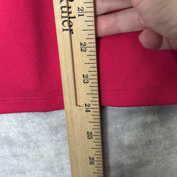 Talbots Top Womens Large Petite Pink 3/4 Sleeve Split Neck Stretch Pullover - Picture 9 of 10